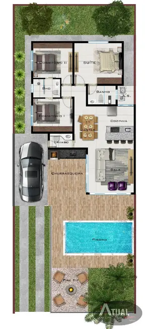 Foto 6 de Casa com 3 quartos à venda, 115m2 em Mairipora - SP