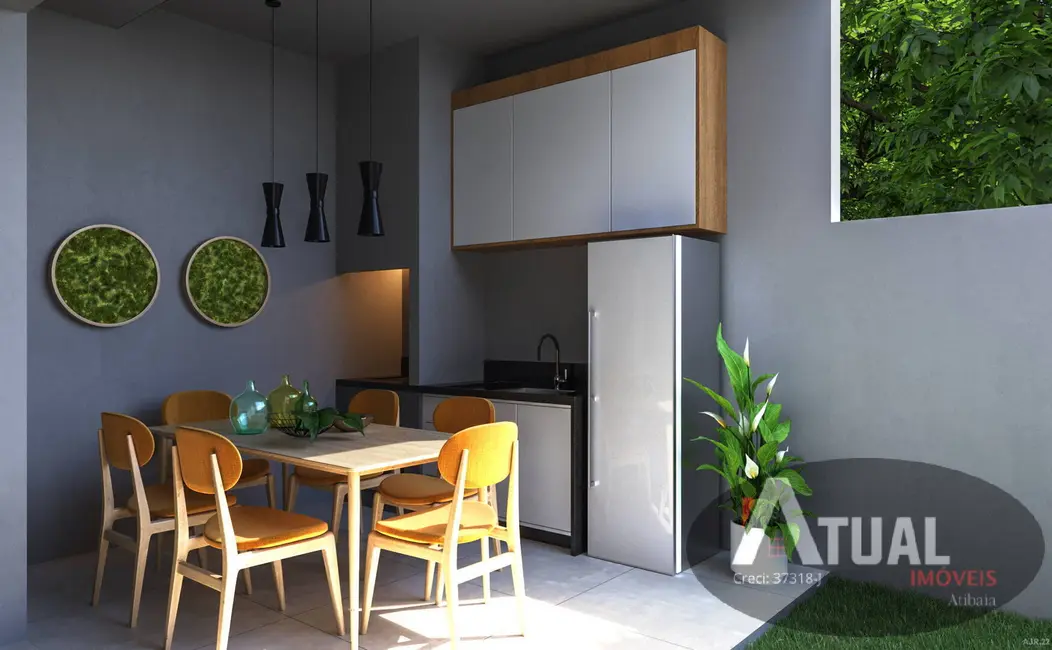 Foto 3 de Casa de Condomínio com 3 quartos à venda, 162m2 em Usina, Atibaia - SP