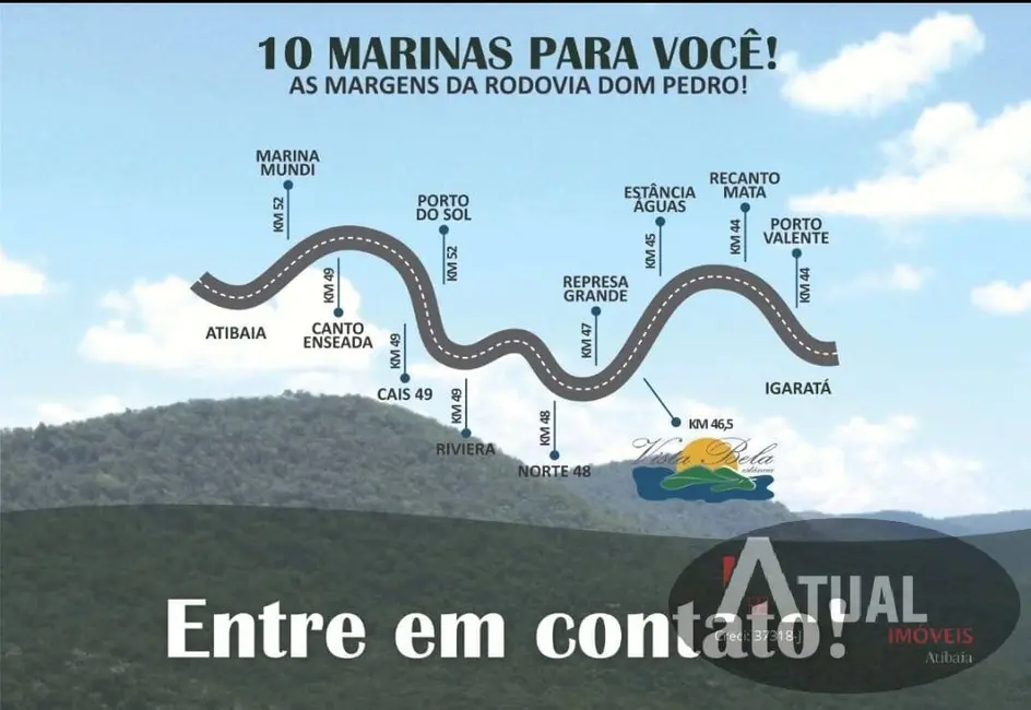 Foto 4 de Lote de Condomínio à venda, 600m2 em Nazare Paulista - SP