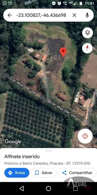 Foto 5 de Terreno / Lote à venda, 10000m2 em Piracaia - SP