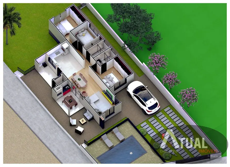 Foto 8 de Casa com 3 quartos à venda, 110m2 em Jardim Estância Brasil, Atibaia - SP