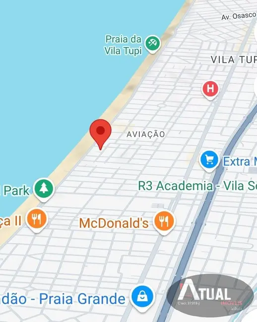 Apartamento com 1 quarto à venda e para alugar, 58m2 em Aviação, Praia Grande - SP - imagem 8 Foto 8 de Apartamento com 1 quarto à venda e para alugar, 58m2 em Aviação, Praia Grande - SP