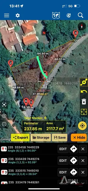 Foto 6 de Terreno / Lote à venda, 2108m2 em Estância Santa Maria do Laranjal, Atibaia - SP