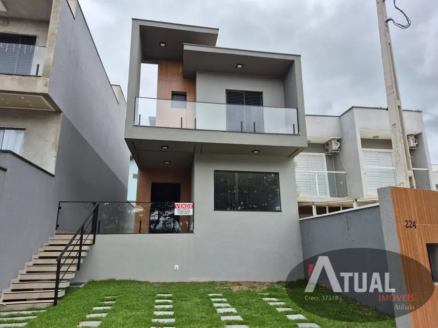 Foto 1 de Sobrado com 3 quartos à venda, 142m2 em Jardim Shangri-Lá, Atibaia - SP