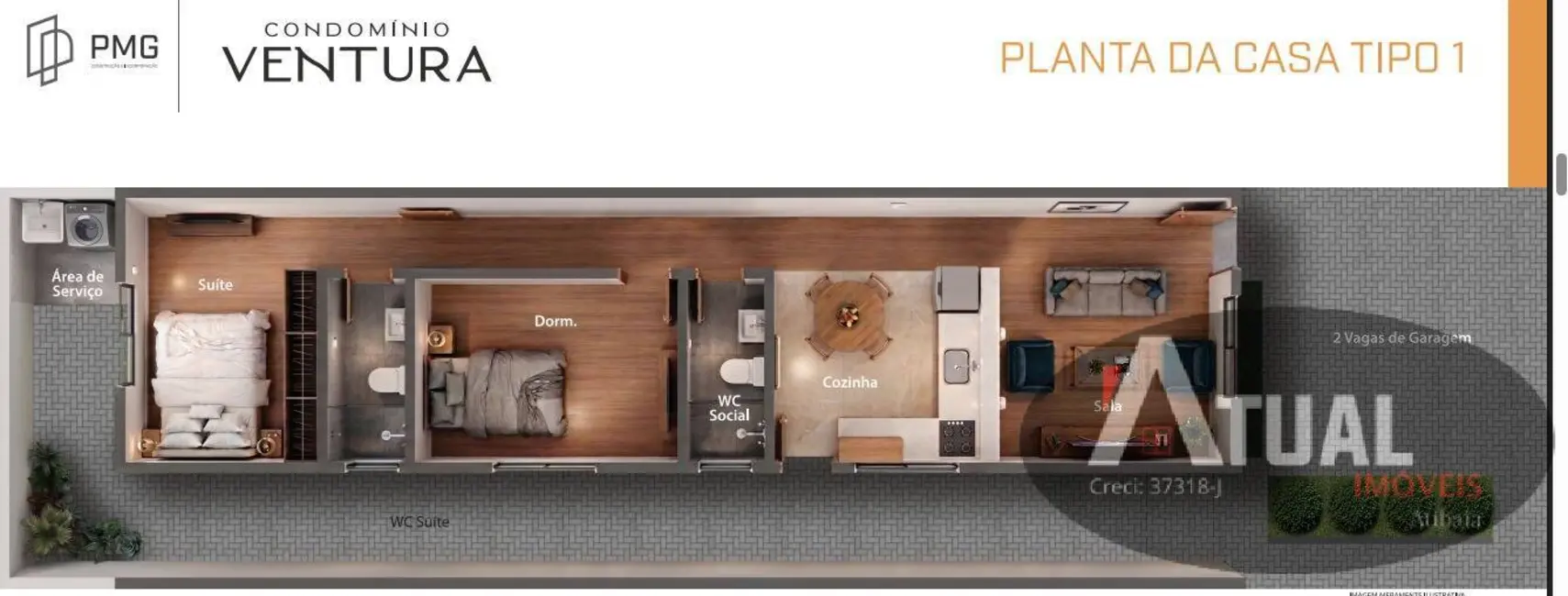 Foto 8 de Casa de Condomínio com 1 quarto à venda, 120m2 em Jardim Imperial, Atibaia - SP