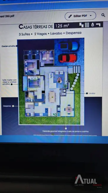 Foto 4 de Casa de Condomínio com 3 quartos à venda, 214336m2 em Jardim Estância Brasil, Atibaia - SP