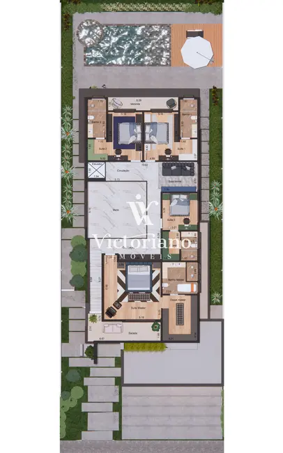 Foto 9 de Casa de Condomínio com 5 quartos à venda, 600m2 em Sao Jose Dos Campos - SP