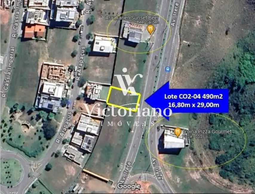 Lote de Condomínio à venda, 490m2 em Sao Jose Dos Campos - SP - imagem 3 Foto 3 de Lote de Condomínio à venda, 490m2 em Sao Jose Dos Campos - SP