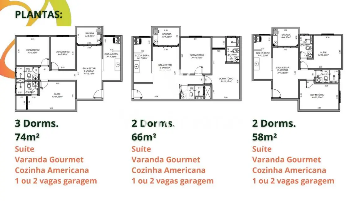 Foto 4 de Apartamento com 2 quartos à venda, 66m2 em Centro, Jacarei - SP