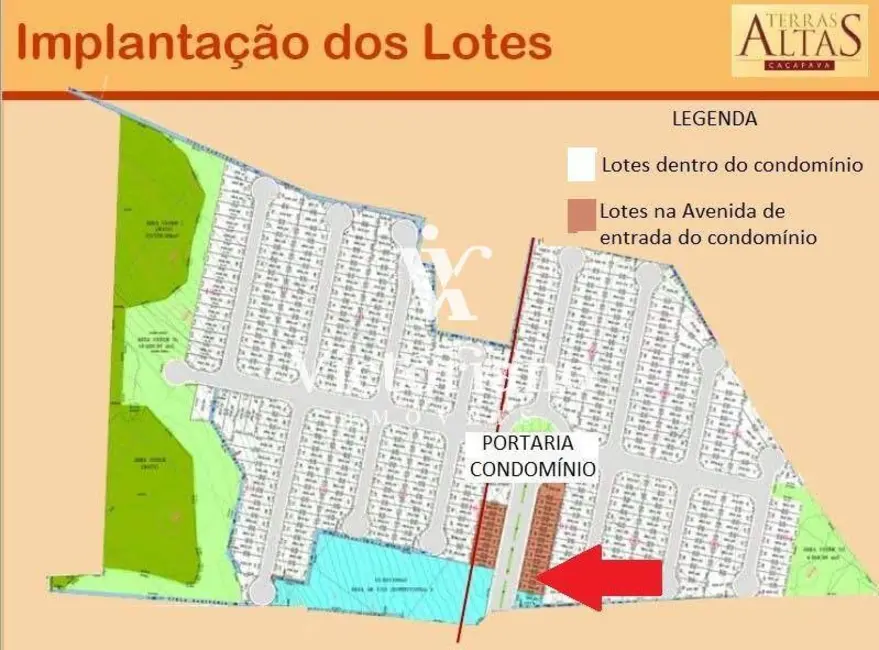 Foto 5 de Terreno / Lote à venda, 240m2 em Cacapava - SP