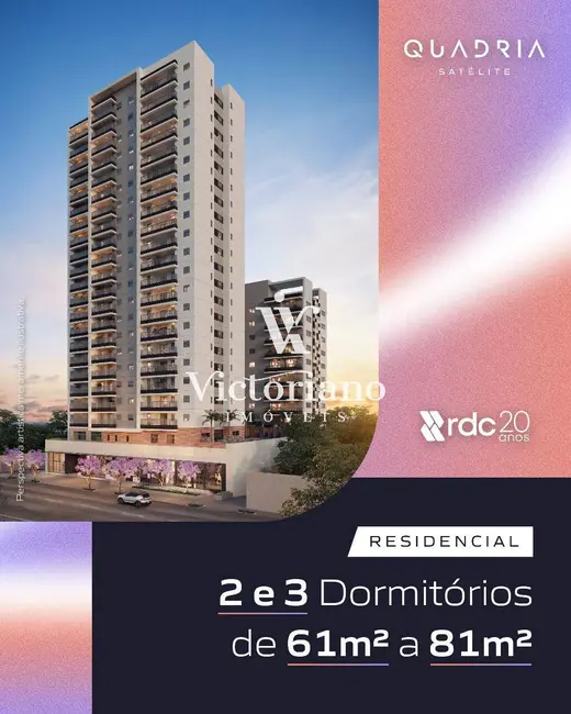 Foto 1 de Apartamento com 2 quartos à venda, 61m2 em Sao Jose Dos Campos - SP