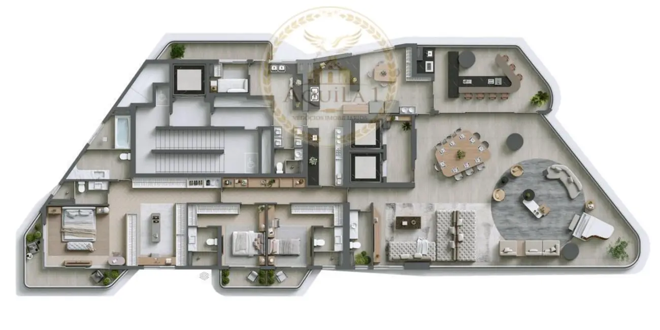 Foto 9 de Apartamento com 4 quartos à venda, 365m2 em Alphagran Alphaville, Barueri - SP