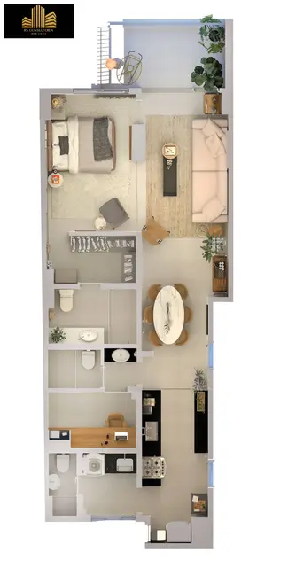 Apartamento com 1 quarto à venda, 81m2 em Botafogo, Rio De Janeiro - RJ - imagem 8 Foto 8 de Apartamento com 1 quarto à venda, 81m2 em Botafogo, Rio De Janeiro - RJ
