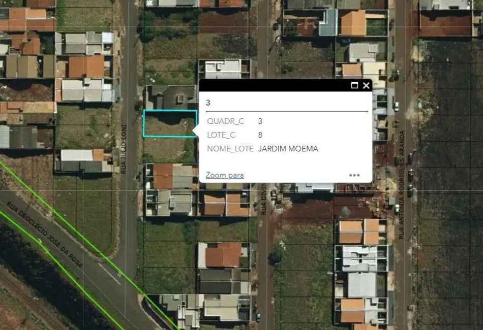 Foto 2 de Terreno / Lote à venda, 250m2 em Jardim Moema, Londrina - PR