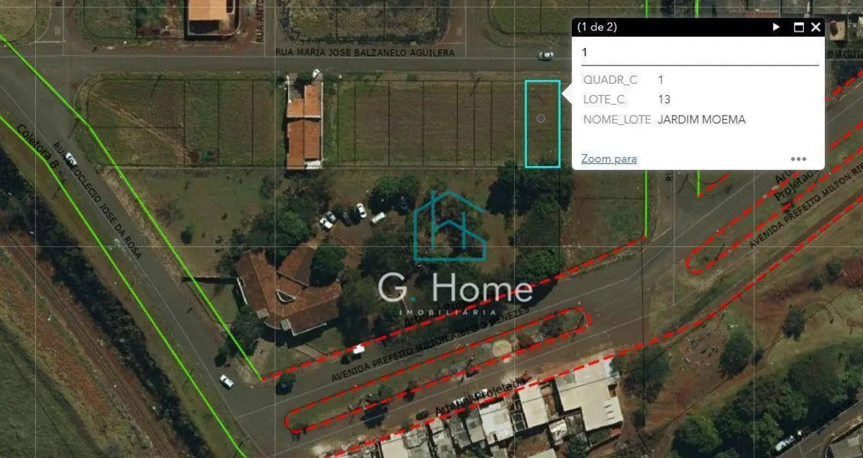 Foto 2 de Terreno / Lote à venda, 250m2 em Jardim Tropical, Londrina - PR