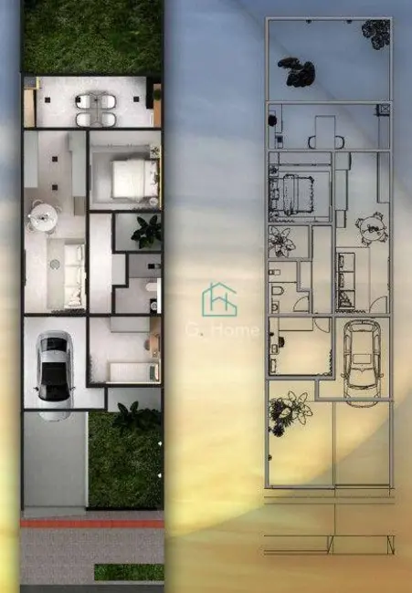 Foto 3 de Casa com 2 quartos à venda, 126m2 em Londrina - PR