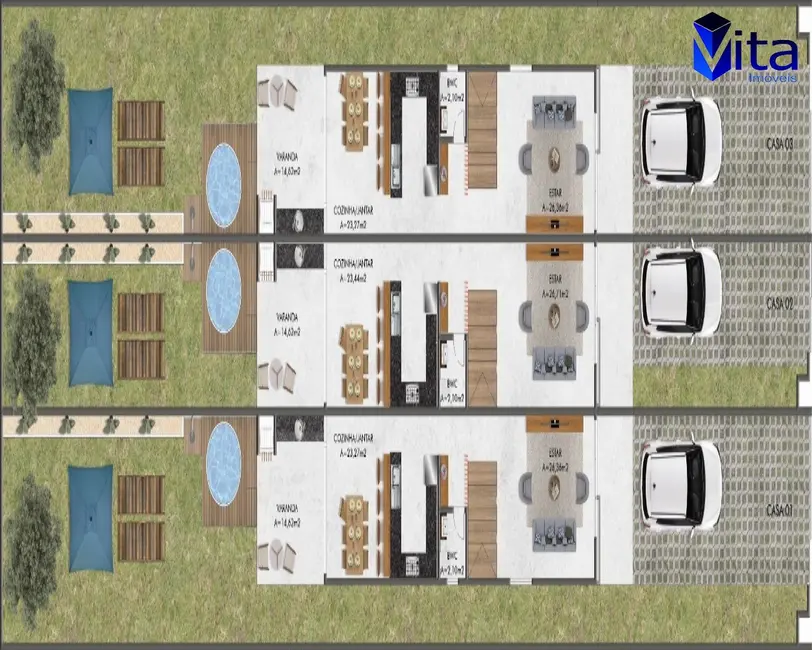 Foto 5 de Casa com 3 quartos à venda, 185m2 em Florianopolis - SC