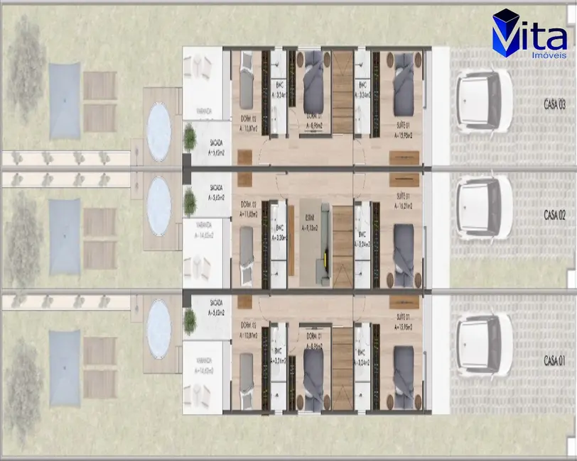 Foto 4 de Casa com 3 quartos à venda, 185m2 em Florianopolis - SC