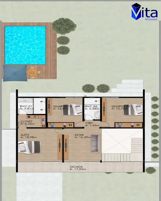 Foto 4 de Casa com 4 quartos à venda, 236m2 em São João do Rio Vermelho, Florianopolis - SC