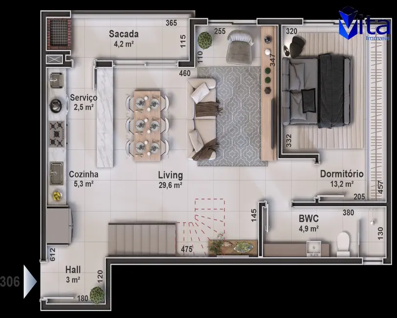 Apartamento com 4 quartos à venda, 152m2 em Cachoeira do Bom Jesus, Florianopolis - SC - imagem 6 Foto 6 de Apartamento com 4 quartos à venda, 152m2 em Cachoeira do Bom Jesus, Florianopolis - SC