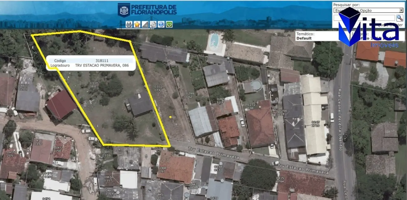 Terreno / Lote à venda, 2017m2 em Cachoeira do Bom Jesus, Florianopolis - SC - imagem 3 Foto 3 de Terreno / Lote à venda, 2017m2 em Cachoeira do Bom Jesus, Florianopolis - SC