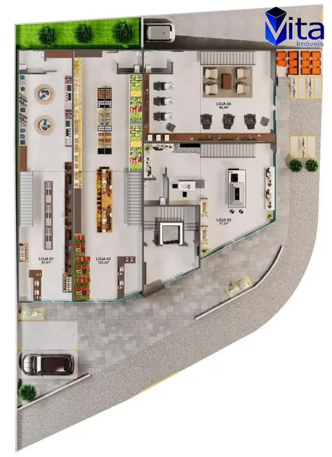 Foto 5 de Sala Comercial à venda, 56m2 em Florianopolis - SC