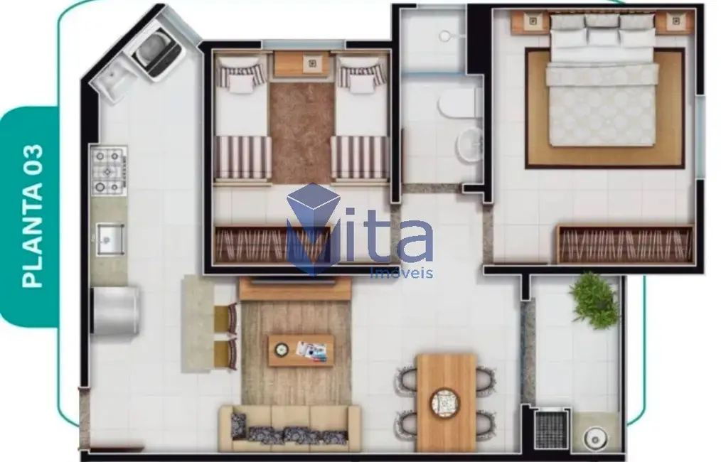Foto 8 de Apartamento com 2 quartos à venda, 58m2 em Vargem do Bom Jesus, Florianopolis - SC
