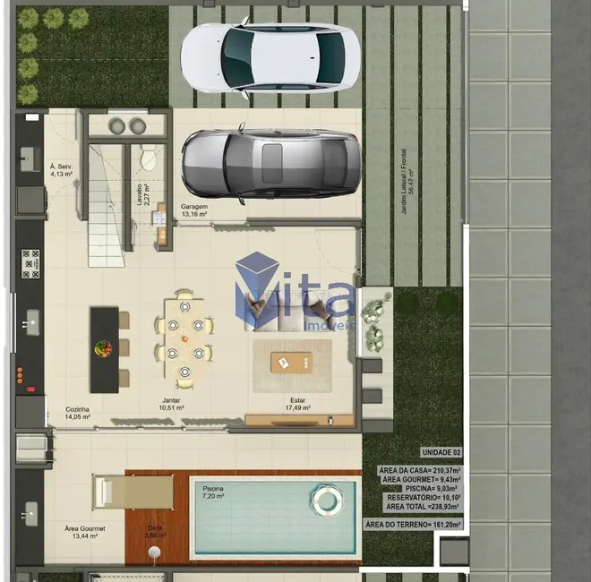 Foto 7 de Casa com 3 quartos à venda, 225m2 em Florianopolis - SC