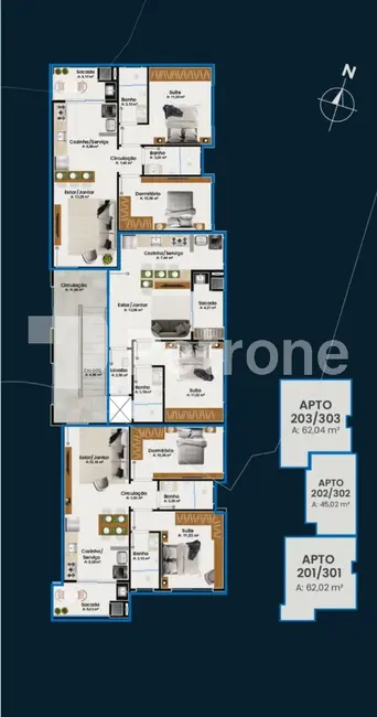 Foto 4 de Apartamento com 1 quarto à venda, 45m2 em Governador Celso Ramos - SC