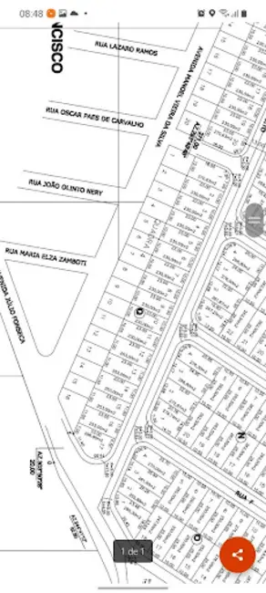 Foto 3 de Terreno / Lote à venda, 220m2 em São Francisco, Varginha - MG