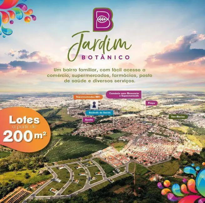 Foto 2 de Terreno / Lote à venda, 208m2 em Jardim Oriente, Varginha - MG