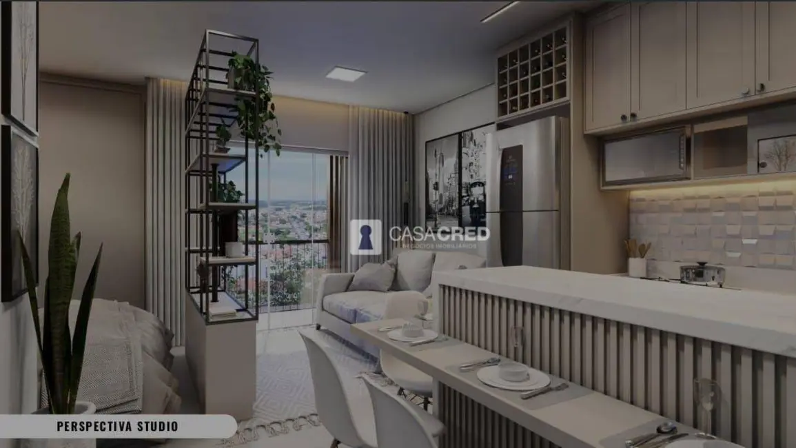 Foto 4 de Kitnet com 1 quarto à venda, 31m2 em Jardim Europa, Varginha - MG