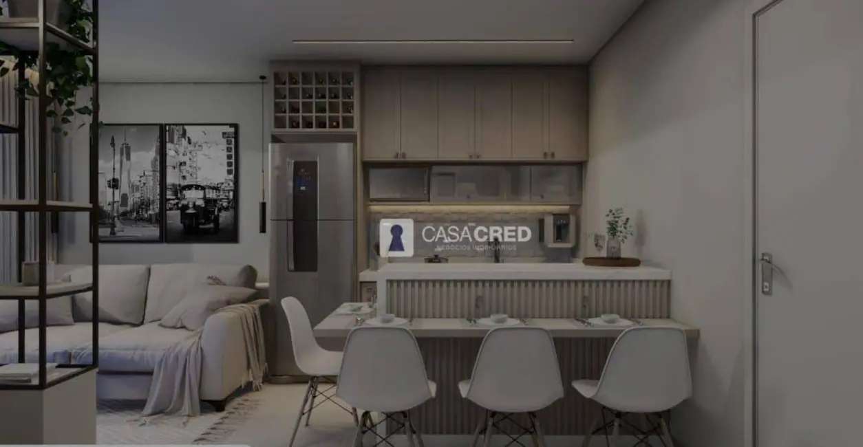 Foto 3 de Kitnet com 1 quarto à venda, 31m2 em Jardim Europa, Varginha - MG