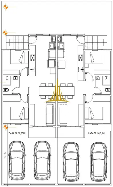 Foto 5 de Casa com 2 quartos à venda, 59m2 em Desbravador, Chapeco - SC