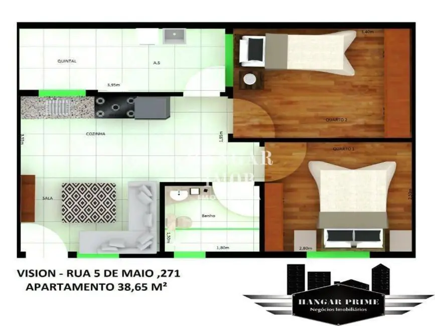 Apartamento com 2 quartos à venda, 38m2 em Vila Esperança, São Paulo - SP - imagem 2 Foto 2 de Apartamento com 2 quartos à venda, 38m2 em Vila Esperança, São Paulo - SP