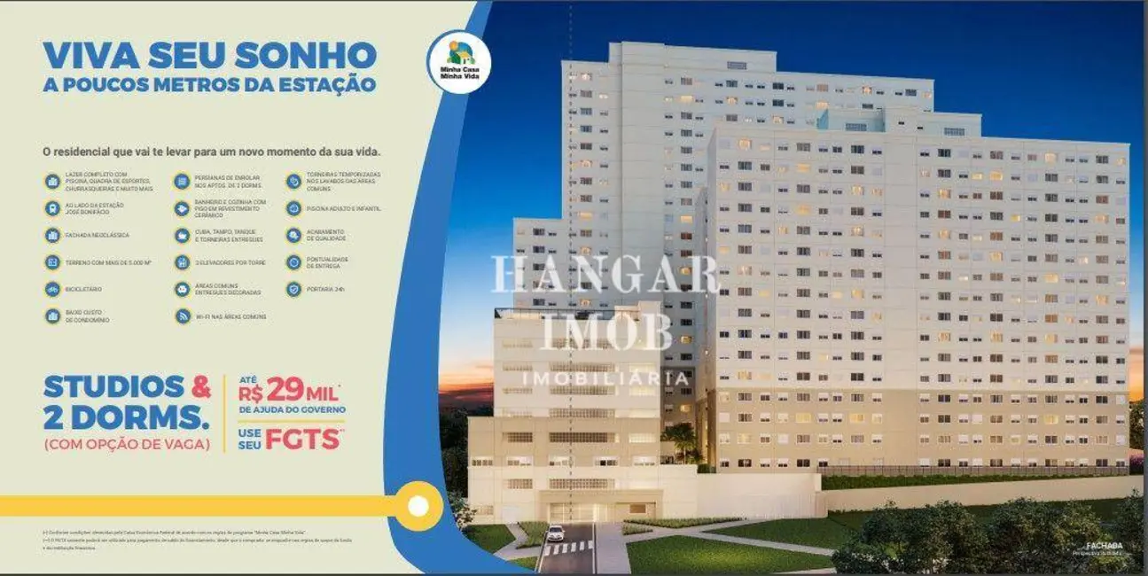Foto 2 de Apartamento com 2 quartos à venda, 36m2 em Conjunto Residencial José Bonifácio, São Paulo - SP