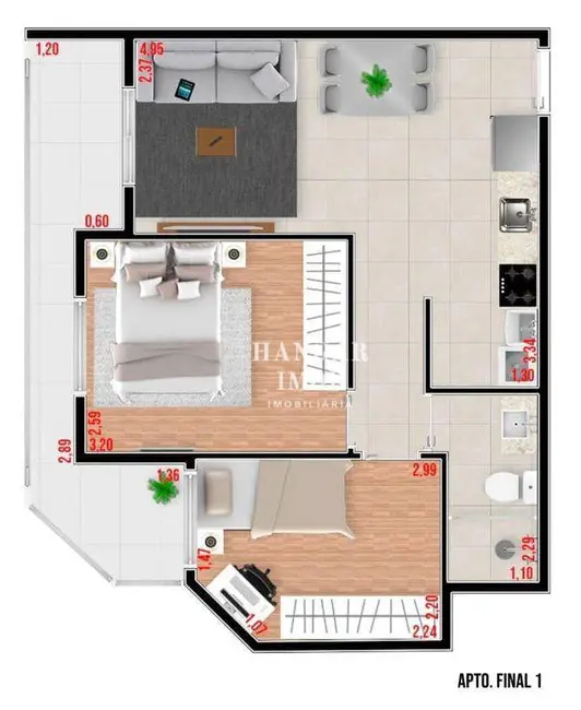 Foto 4 de Apartamento com 2 quartos à venda, 46m2 em Vila Granada, São Paulo - SP
