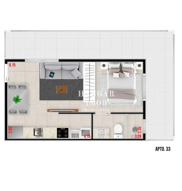 Foto 7 de Apartamento com 2 quartos à venda, 46m2 em Vila Granada, São Paulo - SP