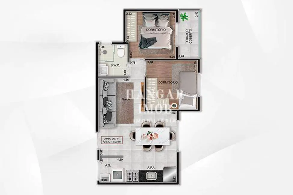 Foto 4 de Apartamento com 2 quartos à venda, 33m2 em Vila Paranaguá, São Paulo - SP