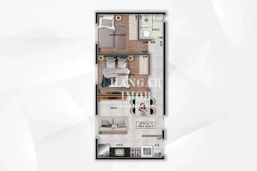 Apartamento com 2 quartos à venda, 33m2 em Vila Paranaguá, São Paulo - SP - imagem 6 Foto 6 de Apartamento com 2 quartos à venda, 33m2 em Vila Paranaguá, São Paulo - SP