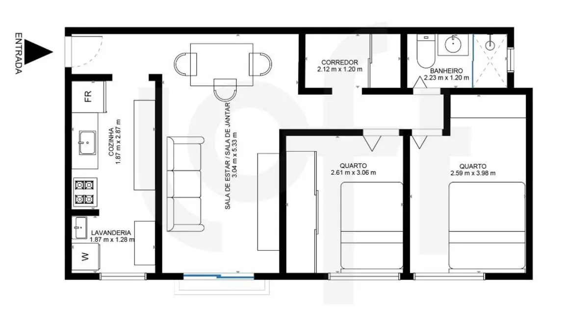 Foto 5 de Apartamento com 2 quartos à venda, 73m2 em Conjunto Residencial Ingai, São Paulo - SP