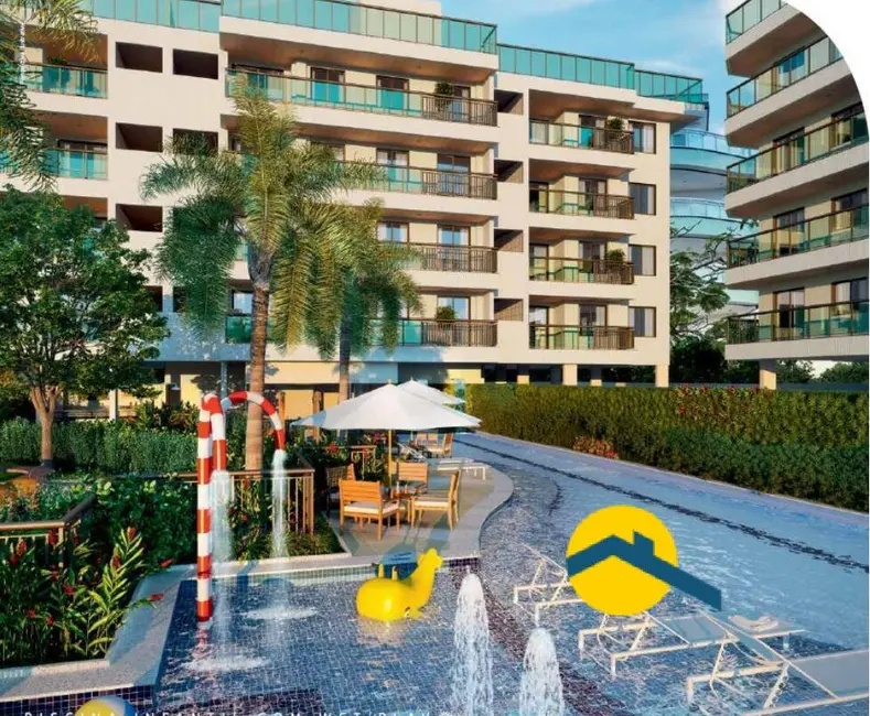 Apartamento com 3 quartos à venda, 96m2 em Vila Nova, Cabo Frio - RJ - imagem 3 Foto 3 de Apartamento com 3 quartos à venda, 96m2 em Vila Nova, Cabo Frio - RJ