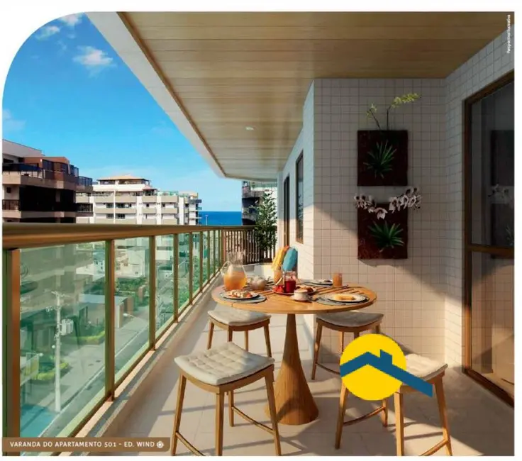 Apartamento com 3 quartos à venda, 96m2 em Vila Nova, Cabo Frio - RJ - imagem 4 Foto 4 de Apartamento com 3 quartos à venda, 96m2 em Vila Nova, Cabo Frio - RJ