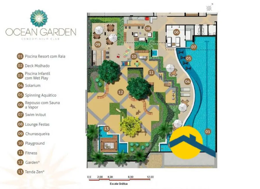 Apartamento com 3 quartos à venda, 96m2 em Vila Nova, Cabo Frio - RJ - imagem 6 Foto 6 de Apartamento com 3 quartos à venda, 96m2 em Vila Nova, Cabo Frio - RJ