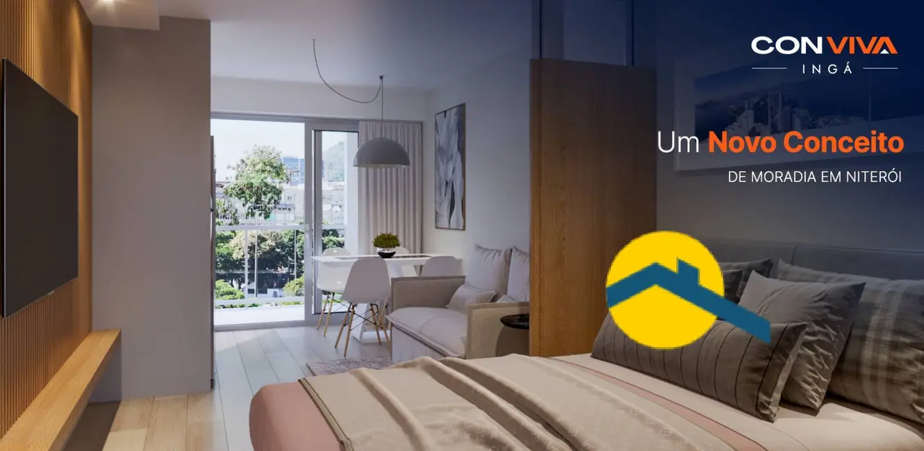 Foto 1 de Apartamento com 1 quarto à venda, 33m2 em Ingá, Niteroi - RJ
