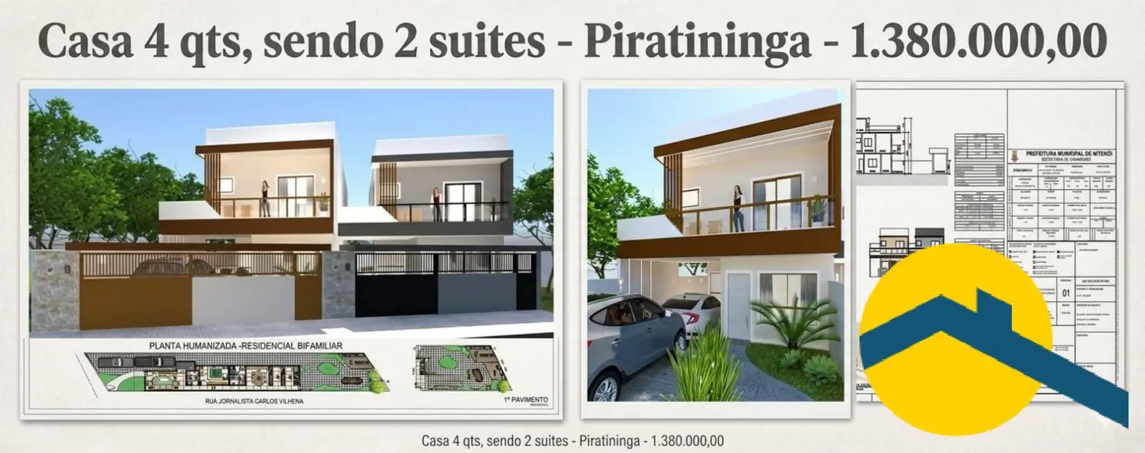 Foto 3 de Apartamento com 4 quartos à venda, 190m2 em Piratininga, Niteroi - RJ