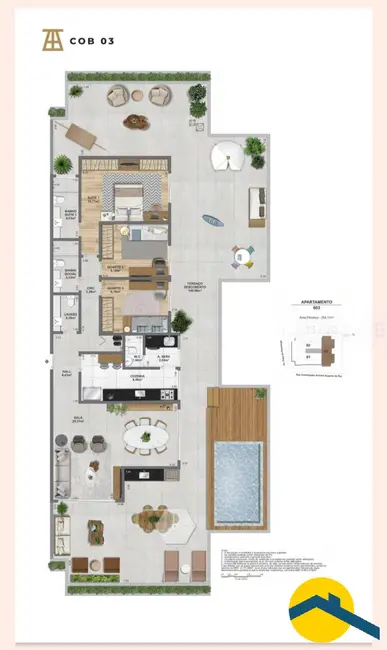 Foto 3 de Cobertura com 3 quartos à venda, 254m2 em Piratininga, Niteroi - RJ