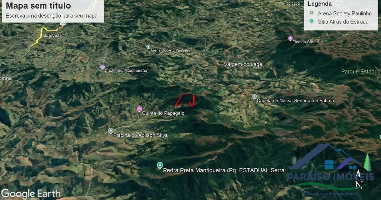 Foto 2 de Chácara à venda, 540000m2 em Centro, Pouso Alto - MG