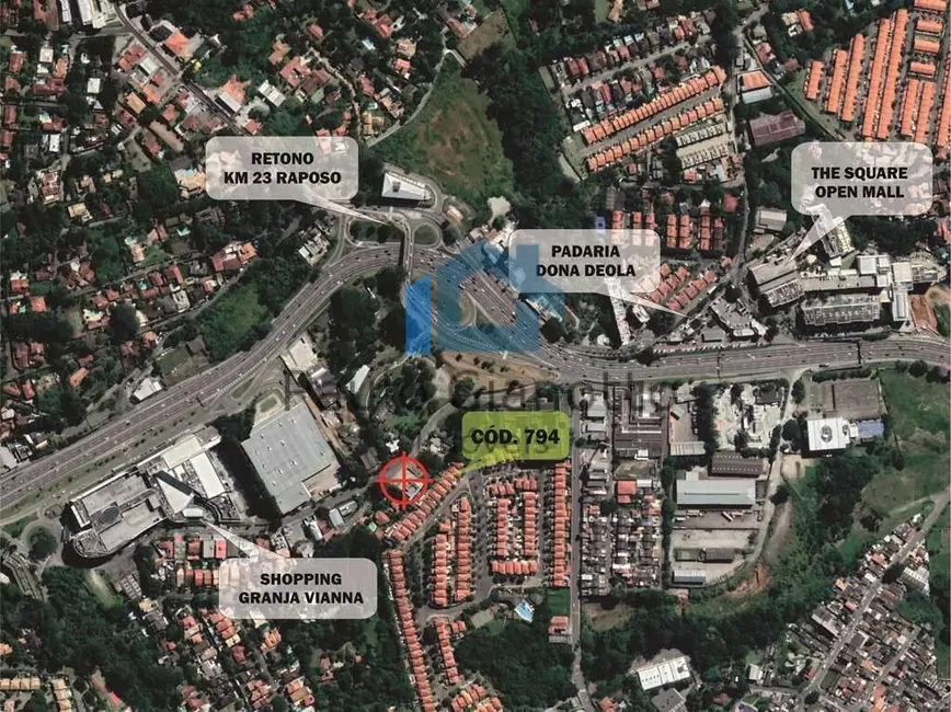 Foto 2 de Sala Comercial à venda, 967m2 em Jardim Lambreta, Cotia - SP