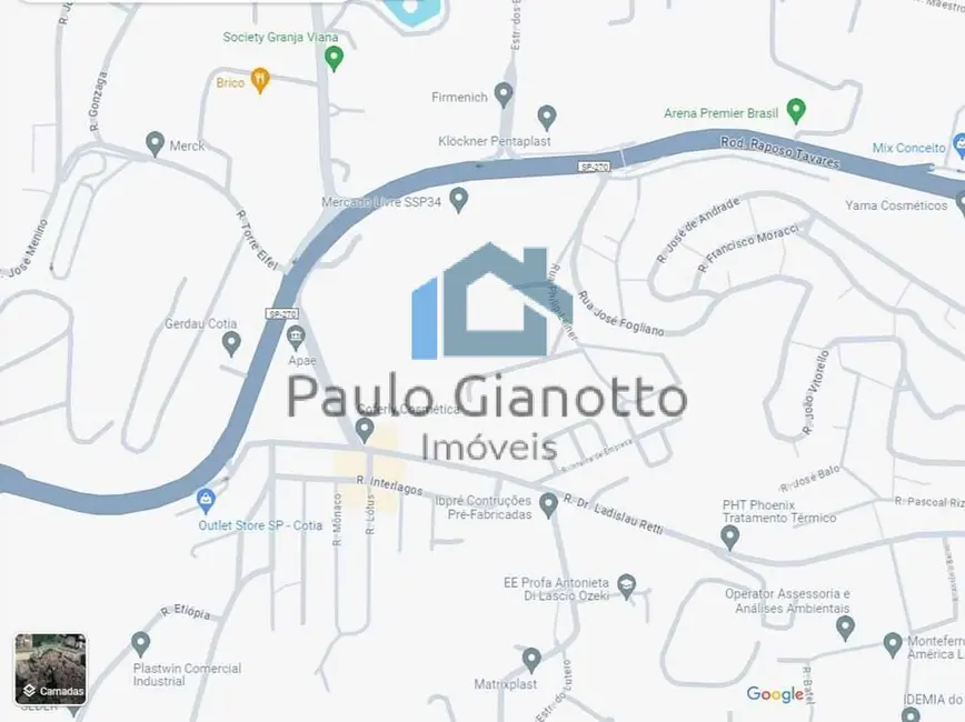 Foto 8 de Terreno / Lote à venda, 16537m2 em Parque Alexandre, Cotia - SP